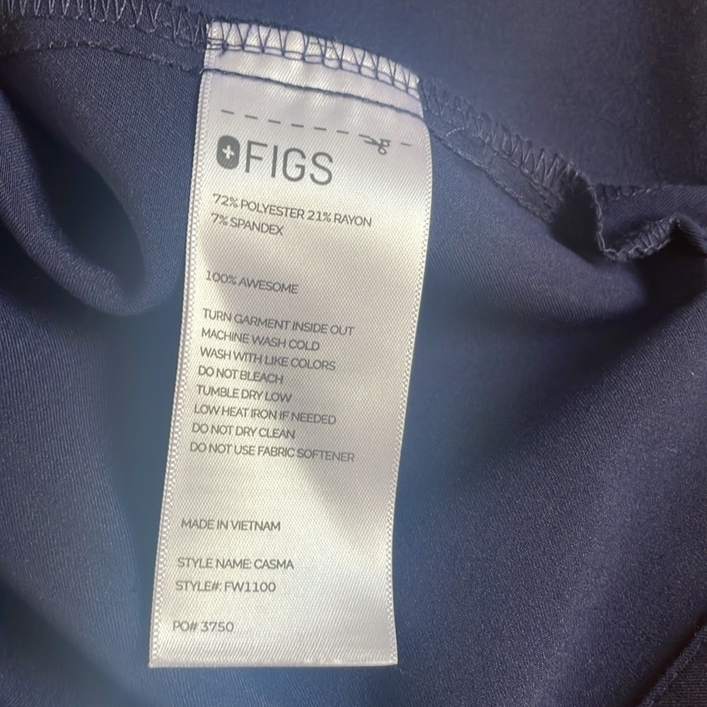 Figs Technical Collection Scrub Top Size XL - Picture 8 of 8